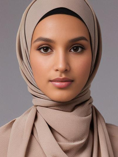 Nude Georgette Soft scarf