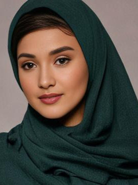 Dark Green Cotton Soft scarf