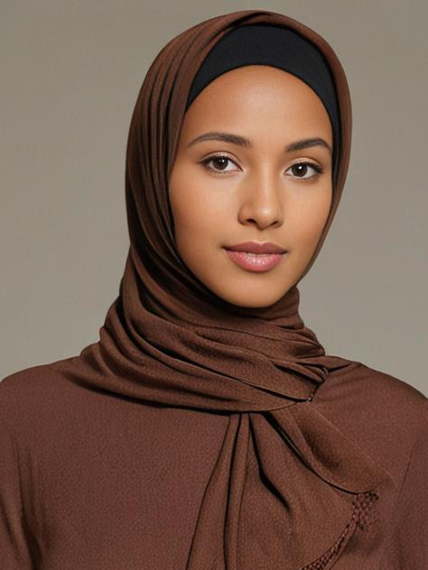 Chocolate Cotton Soft scarf