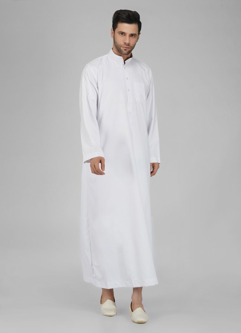 Buy Men's White Long Jubba