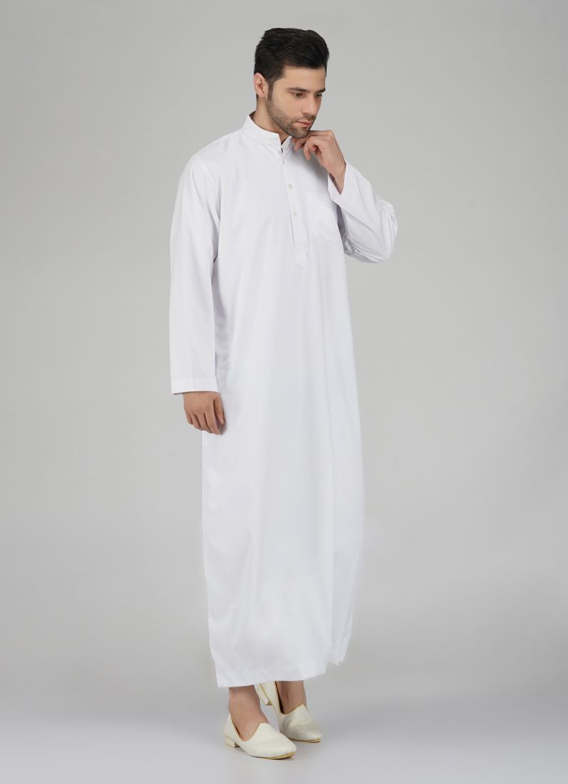 Buy Men's White Long Jubba
