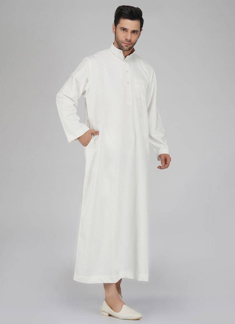 Buy Men's Cream Long Jubba