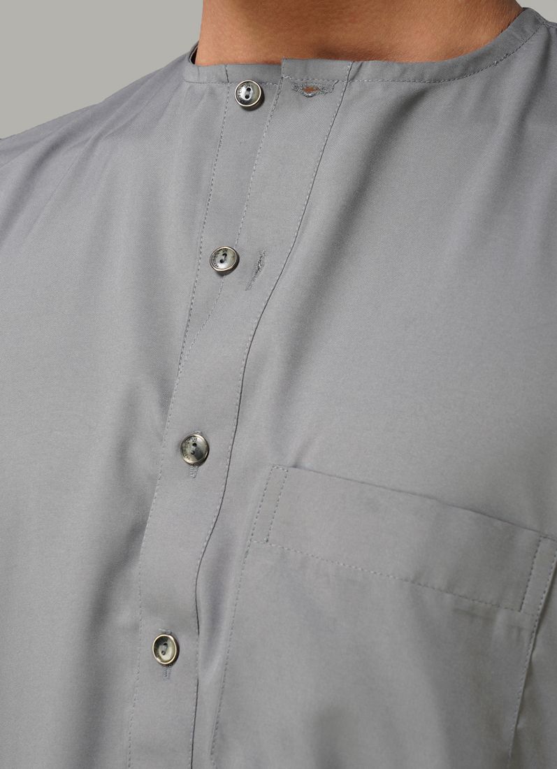 Buy Men's Grey Polyester Jubba