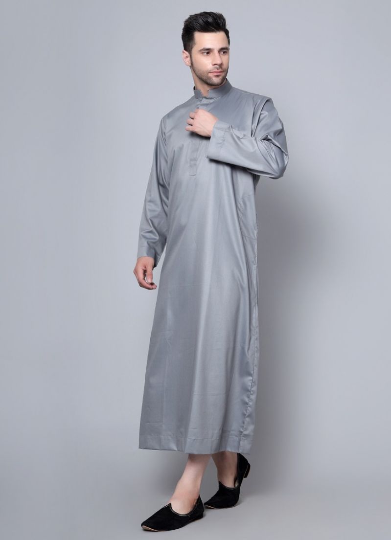 Buy Men's Grey Long Jubba
