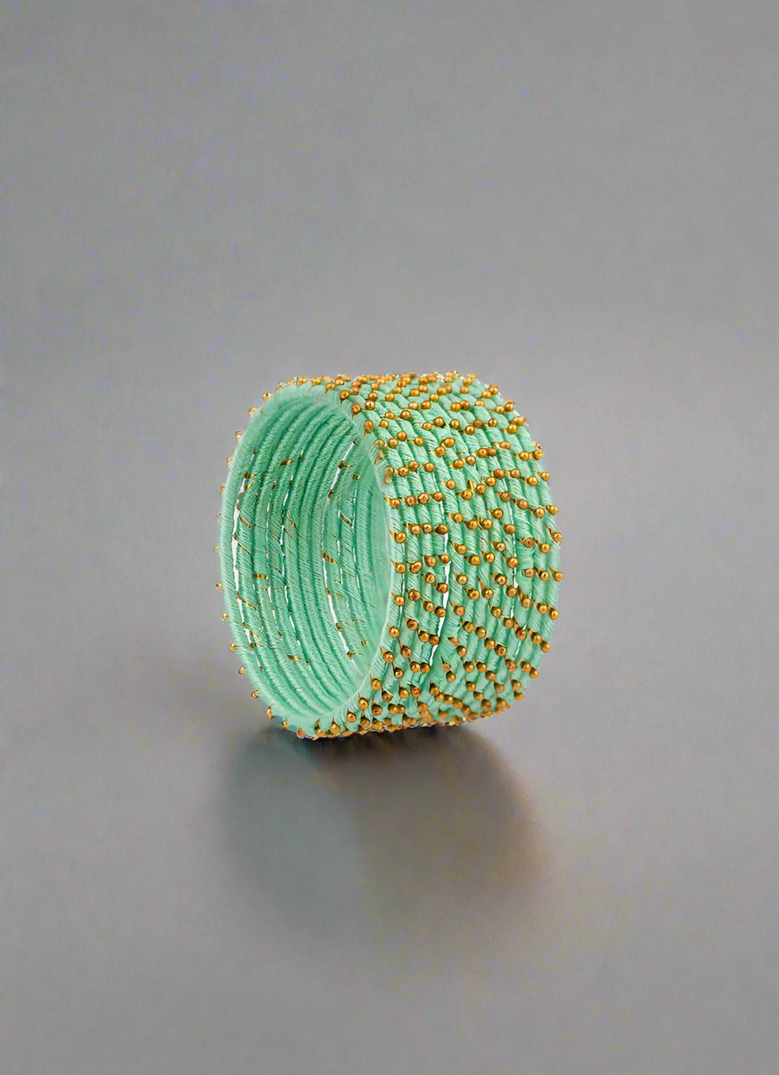 Buy Kids Mint Green Bangles Set