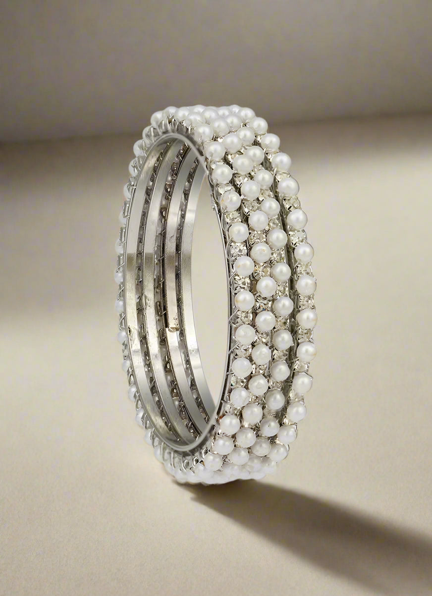 Buy Kids Silver Bangles Set