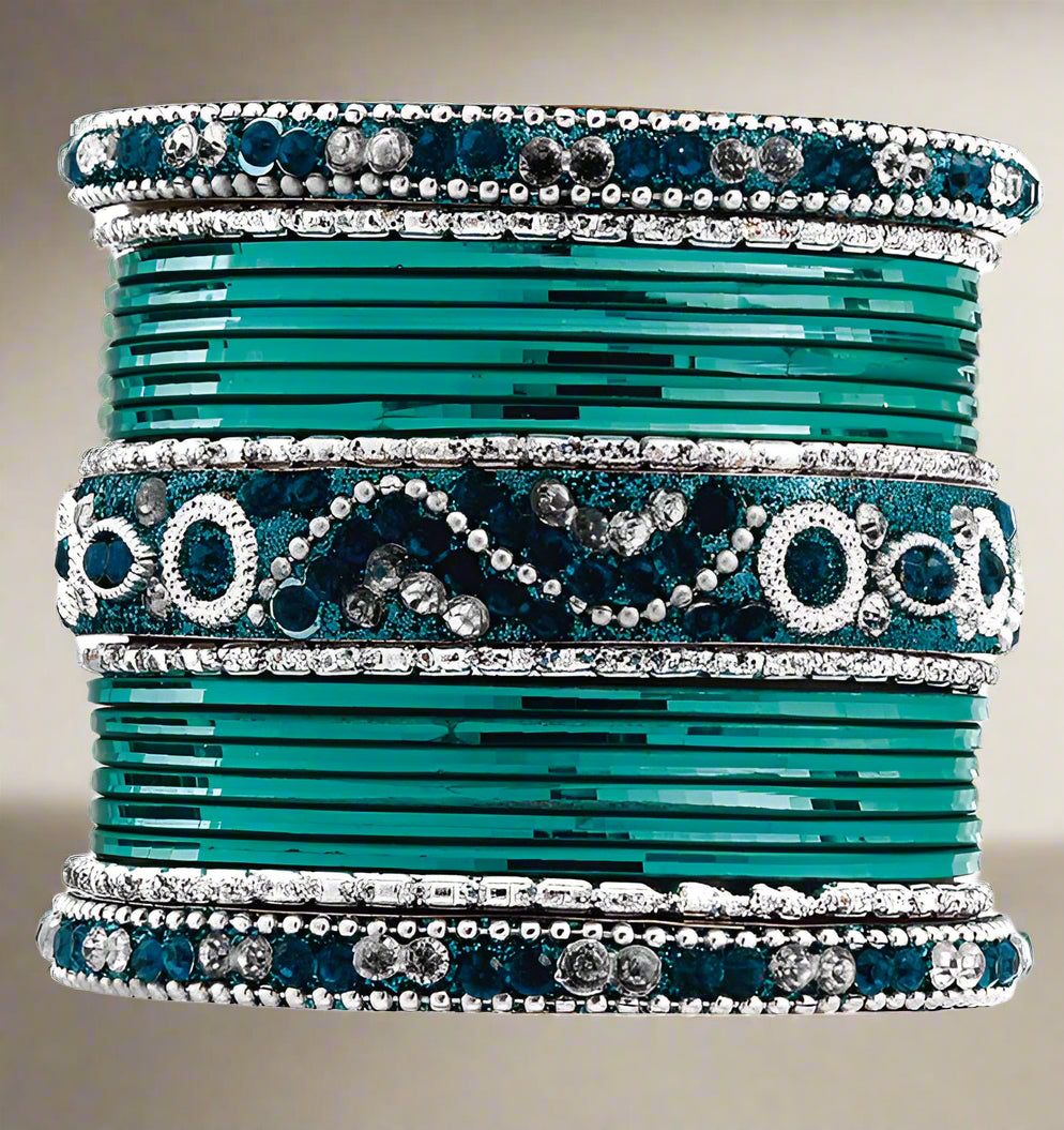 Buy Rama Stone Bangle Set