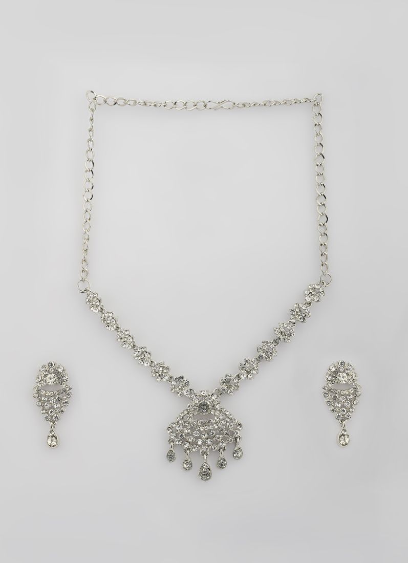 Buy Kids Silver Necklace Set