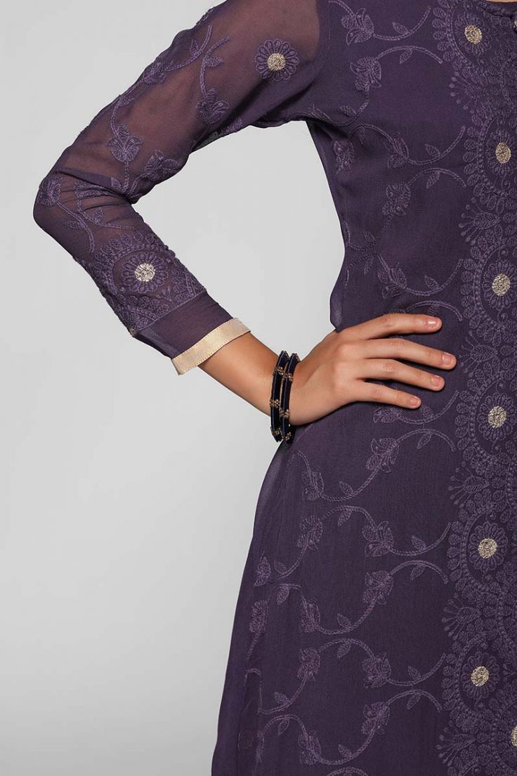 Buy Navy Blue Engraved Bangle Set