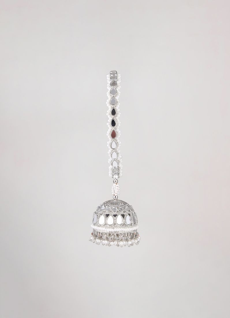 Buy Mirror With Jumki Bangles In Gold Colour Bangle Set