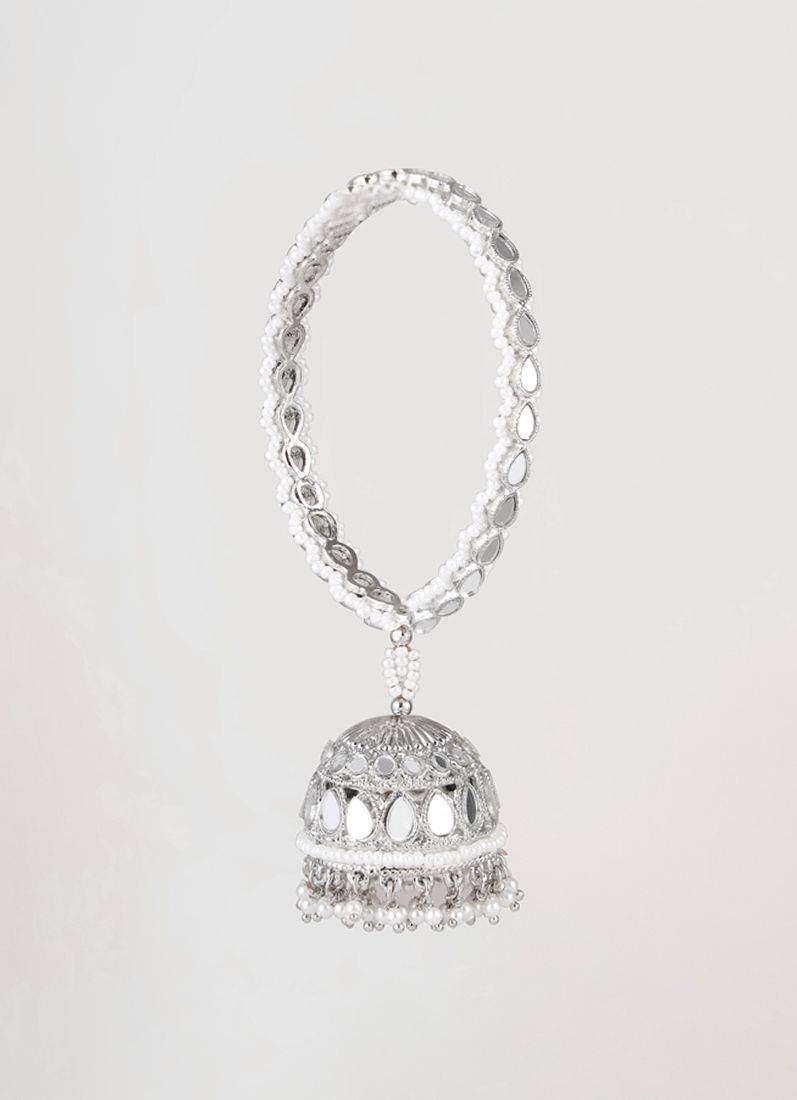 Buy Mirror With Jumki Bangles In Gold Colour Bangle Set