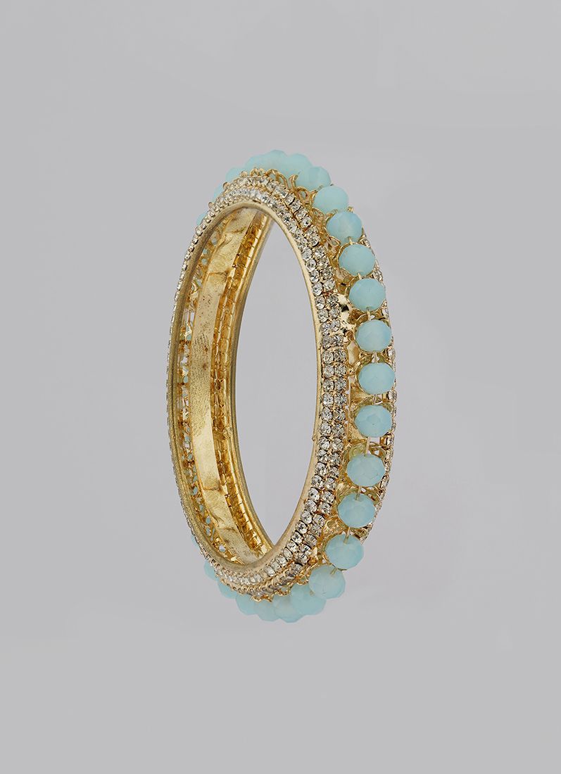Buy Blue Crystal Bangle Set