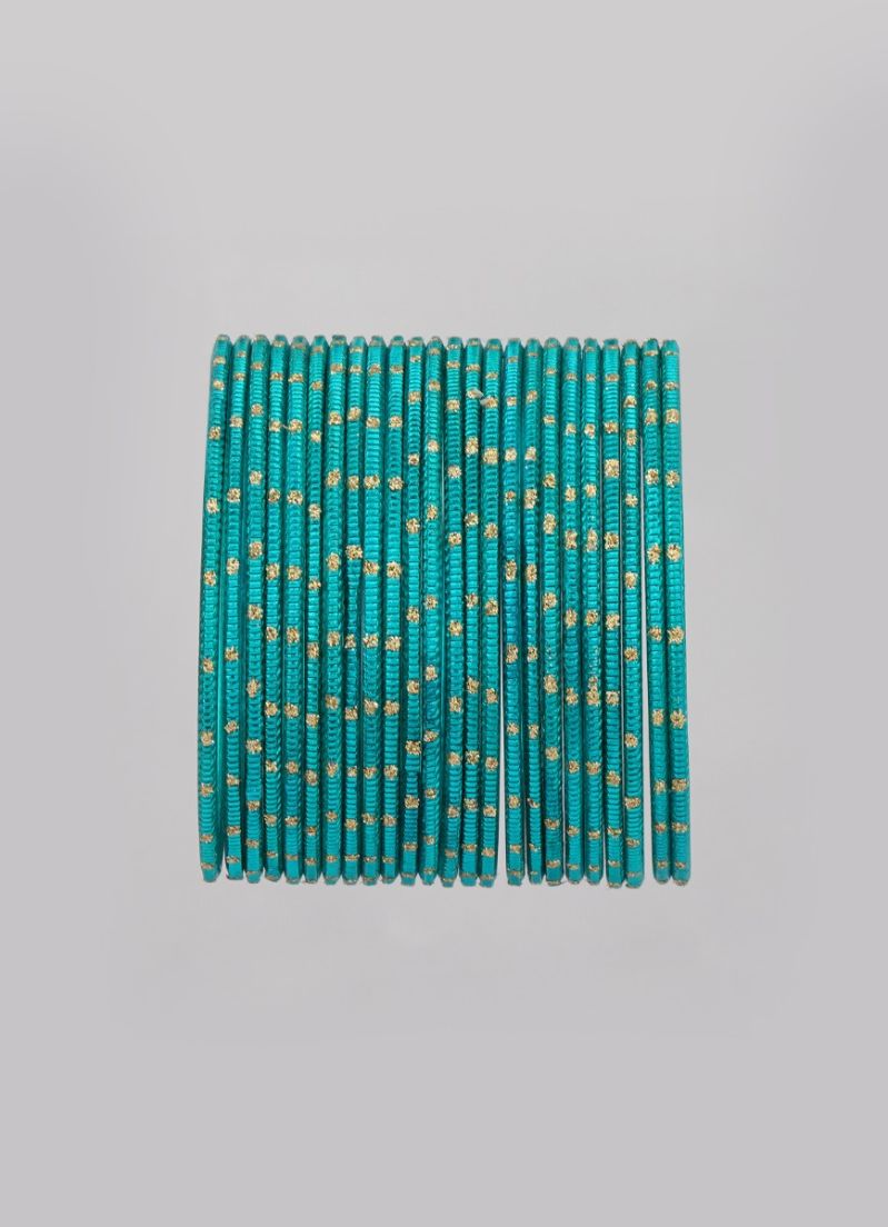 Buy Jade Glitter Spot Bangle Set