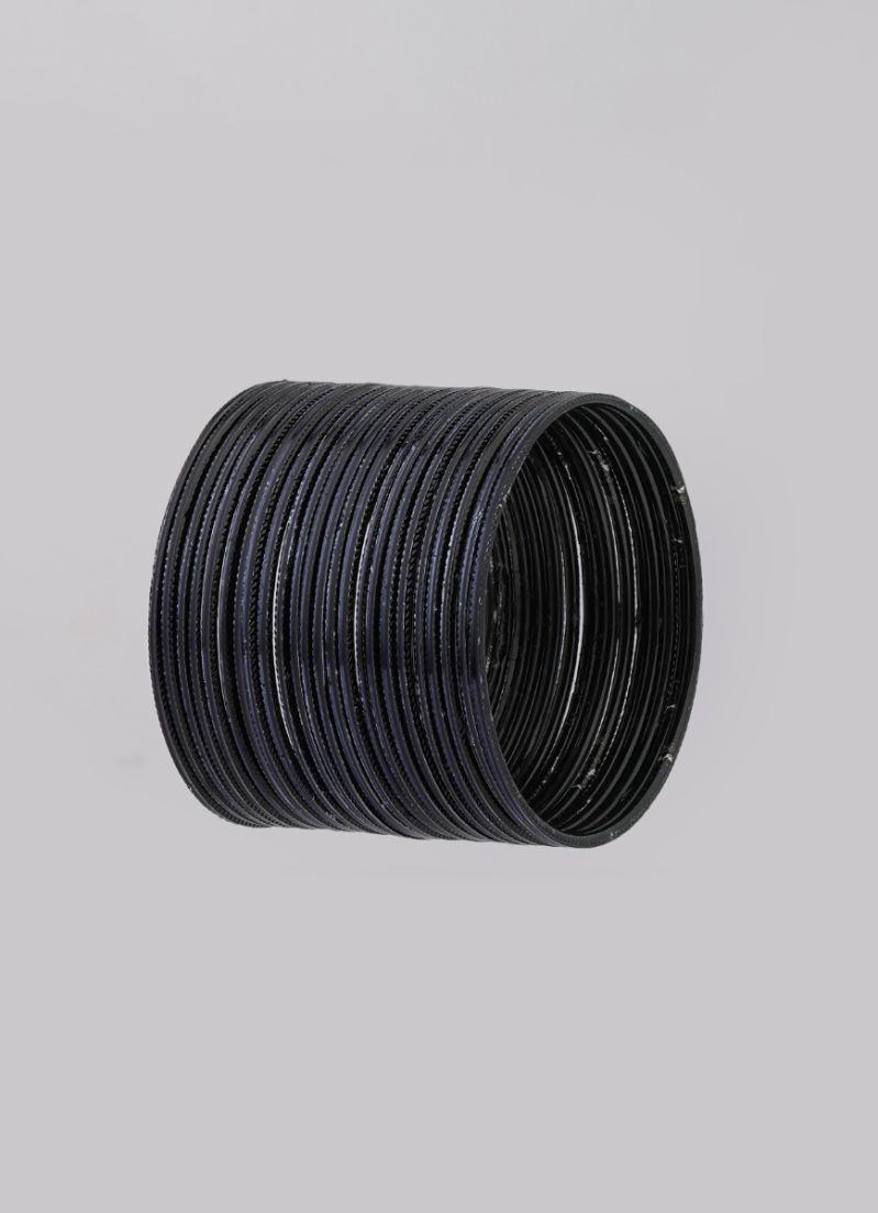 Buy Black Metalic Bangle