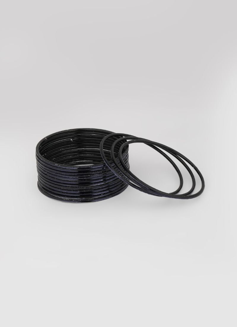 Buy Black Metalic Bangle