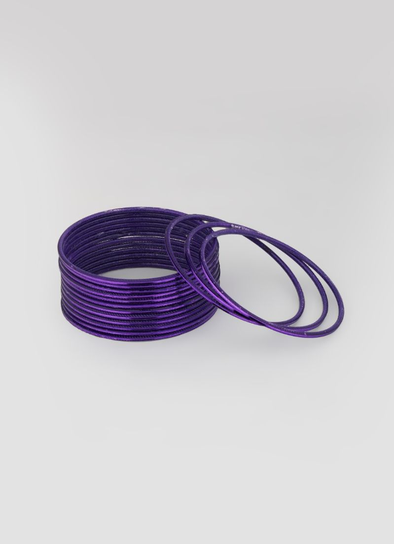 Buy Purple Metalic Bangle