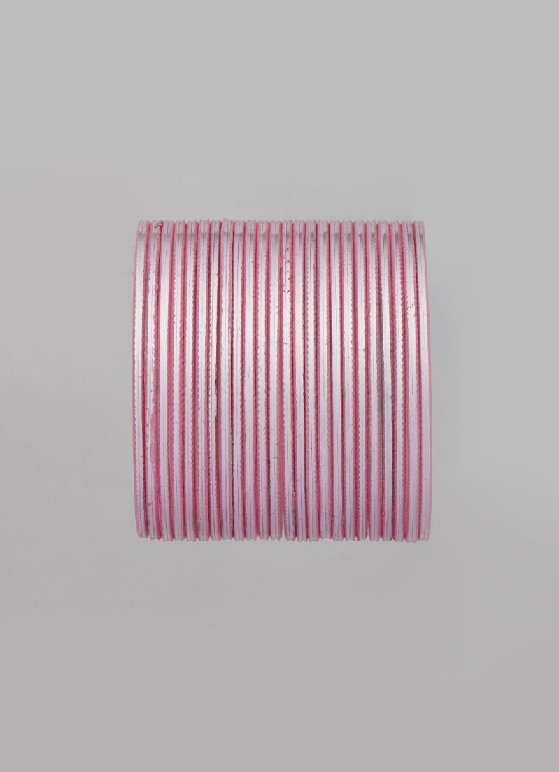 Buy Light Pink Metalic Bangle