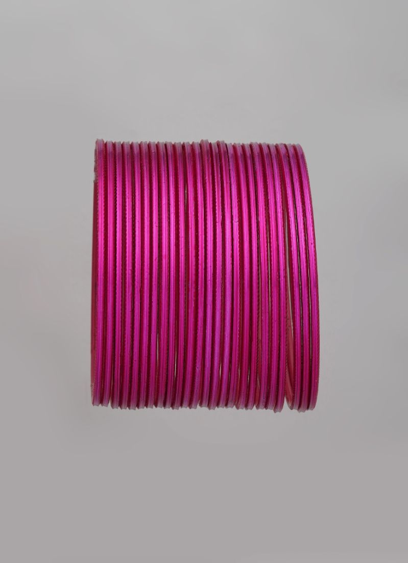 Buy Pink Metalic Bangle