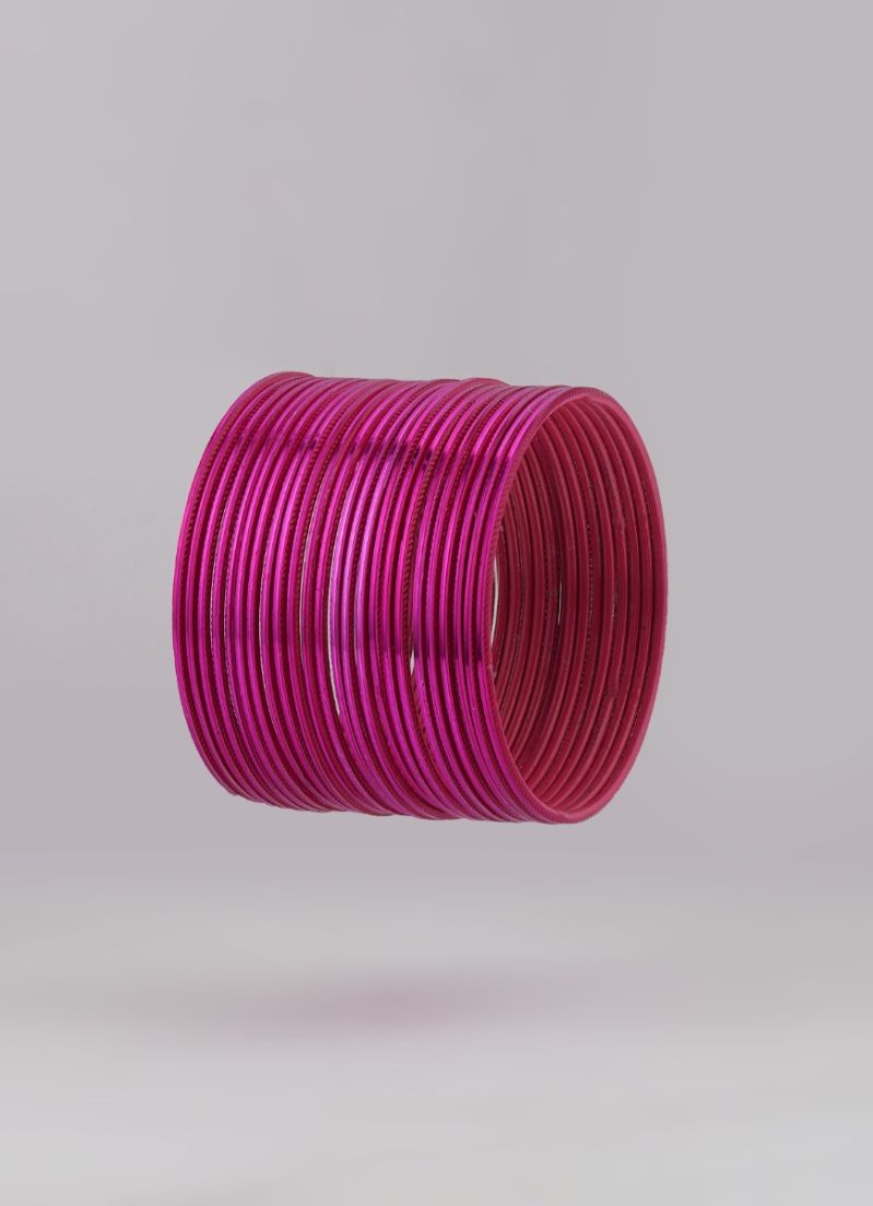 Buy Pink Metalic Bangle
