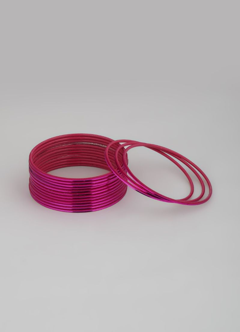 Buy Pink Metalic Bangle