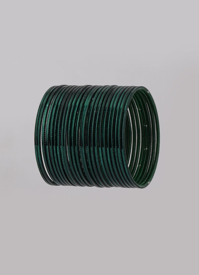 Buy Dark Green Metalic Bangle