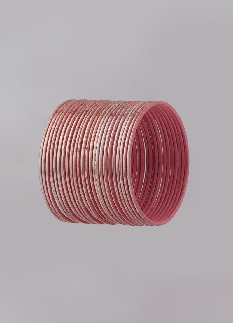 Peach bangles for mixing and matching