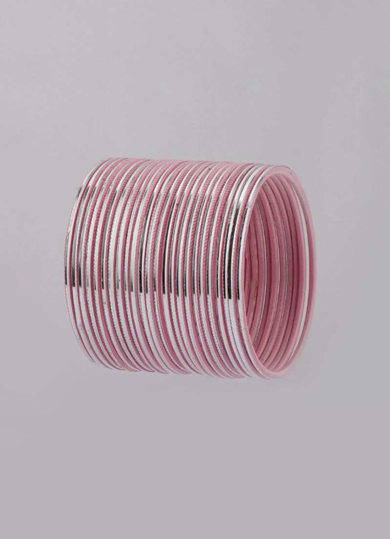 Buy Ice Pink Metalic Bangle