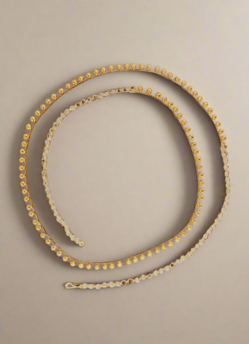 Buy Gold Intricate Pattern Waist Belt