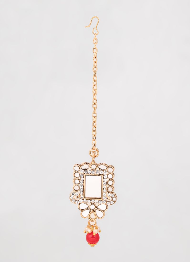 Multi Colour Mirror Necklace Set