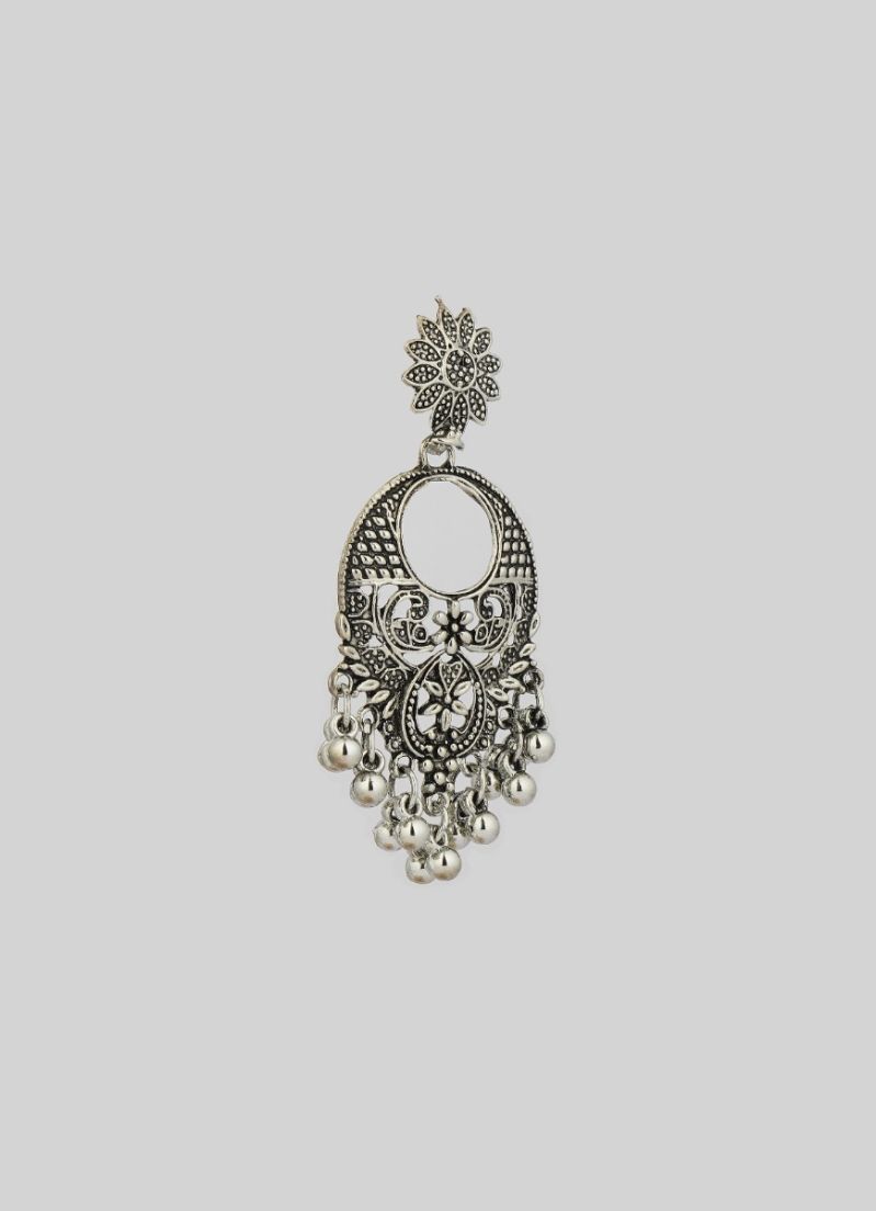 Oxidised Gunghroo Press On Jumki