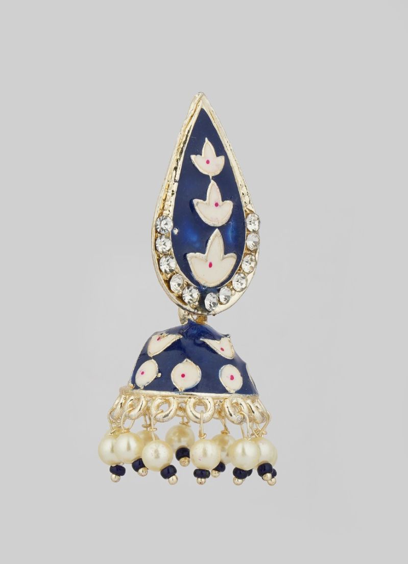 Buy Small Navy Blus Press On Jumki