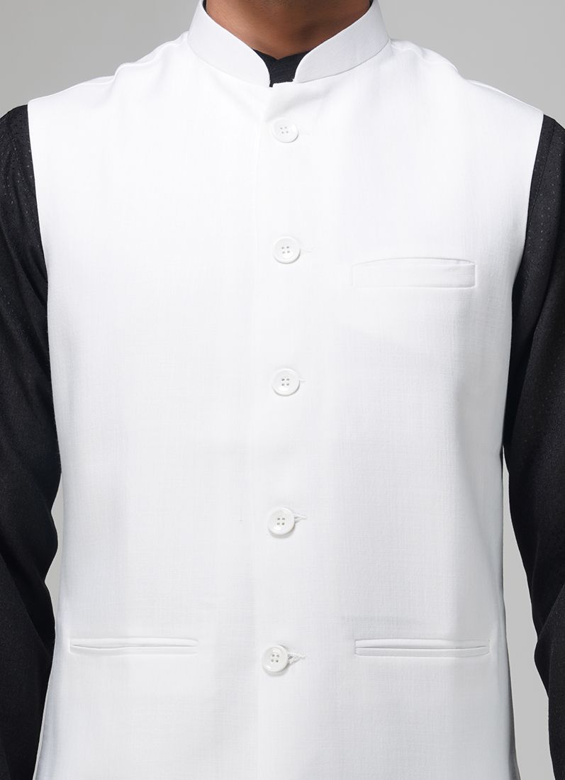 Buy Men's Off-White Linen Jacket