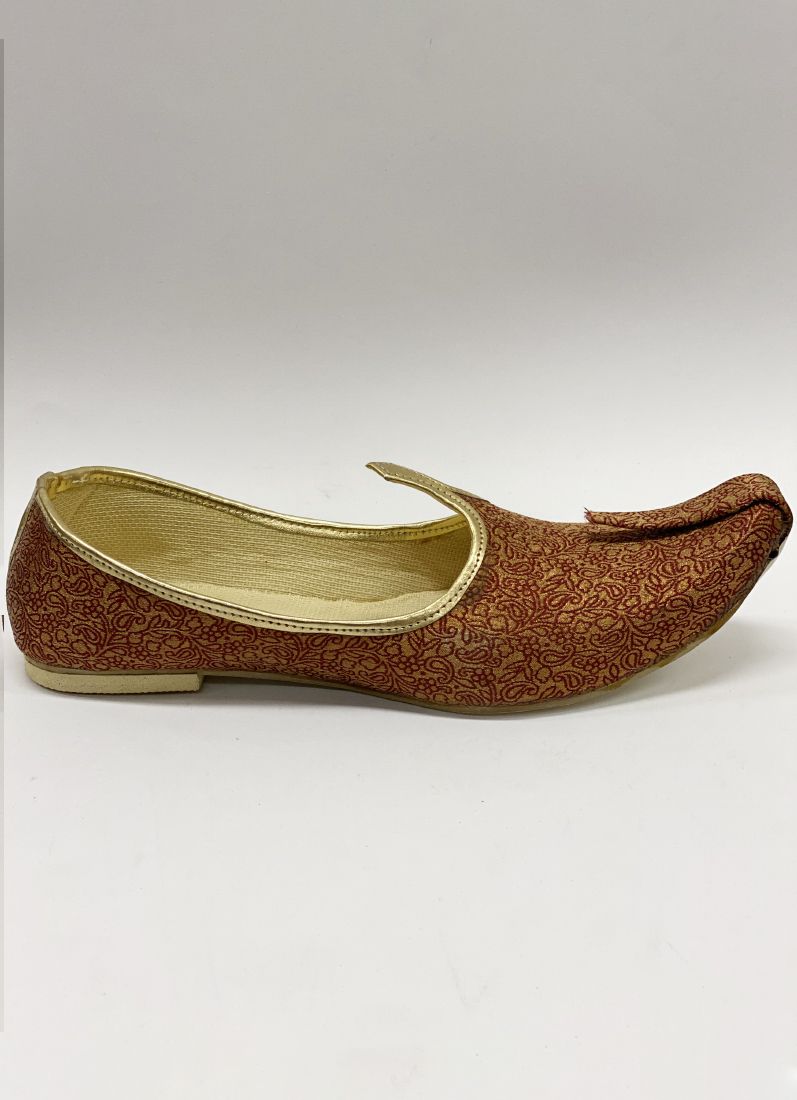 Buy Maroon Self-pattern Brocade Kusa-Maroon-8
