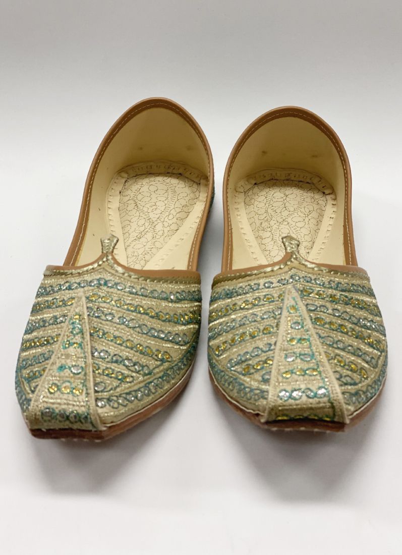 Buy Ferozi Mens Zaridosi Jutti