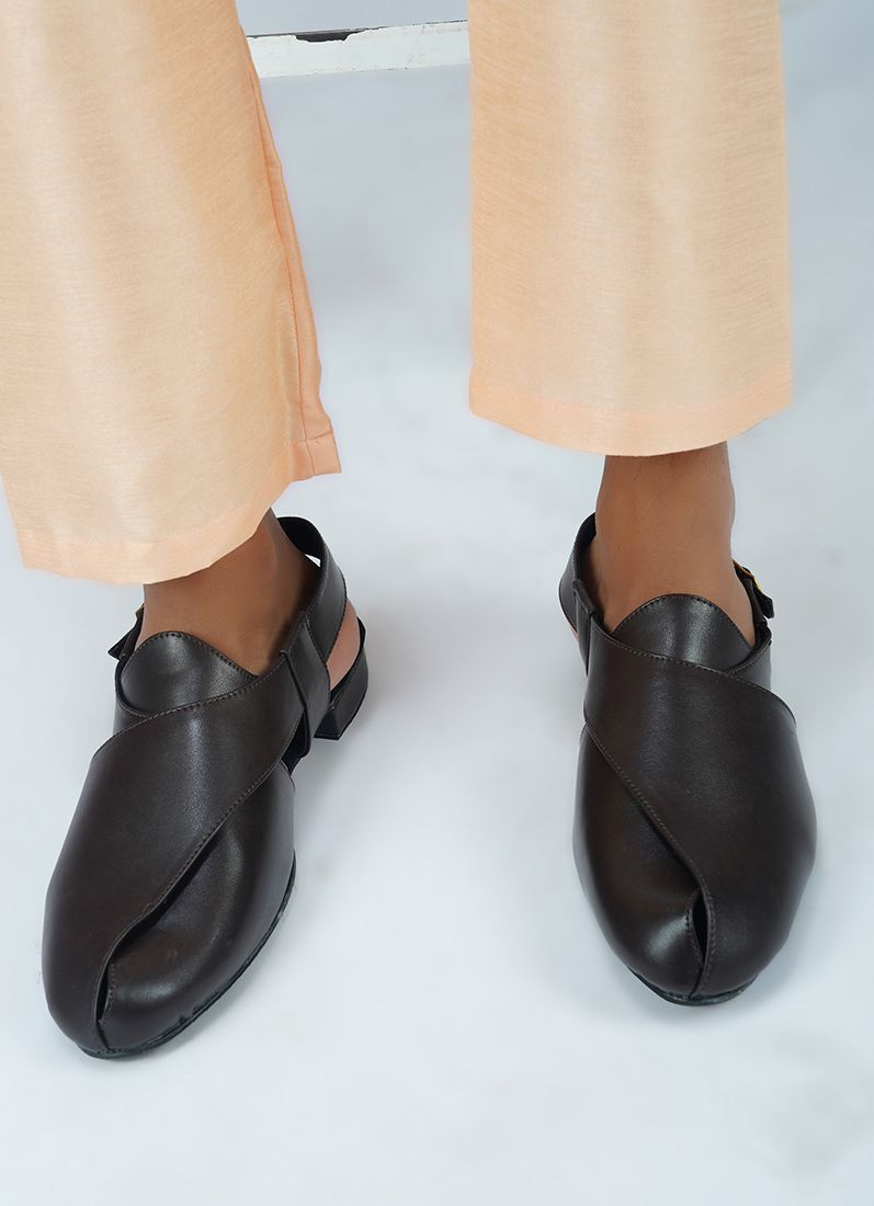 Buy Brown Mens Jutti Pair in UK Diya Online