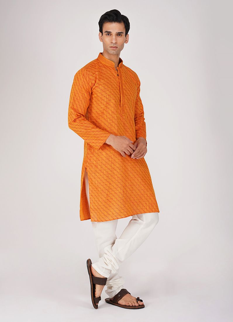 Buy Jacquard Kurta Churidaar Set