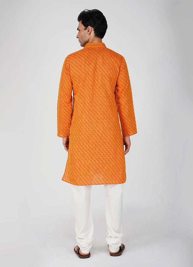 Buy Jacquard Kurta Churidaar Set