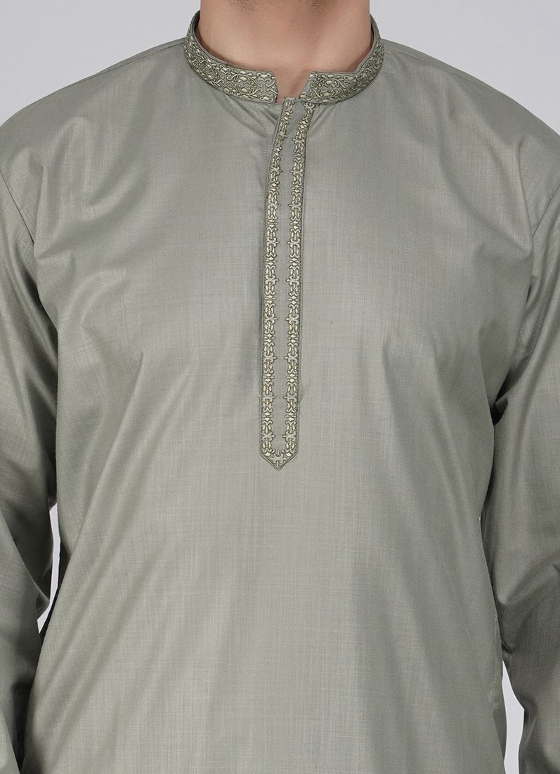 Buy Men's Smart Green Salwar Kameez