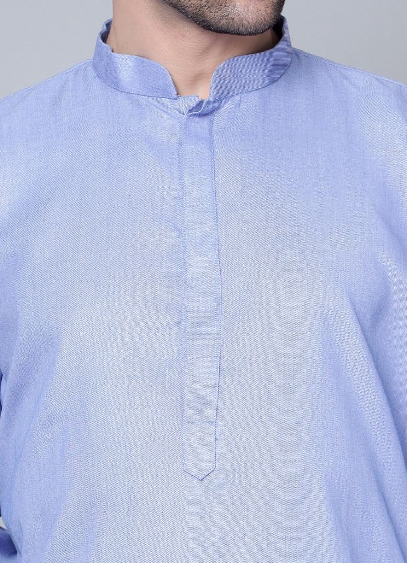 Buy Men's Blue Kurta Salwar Set