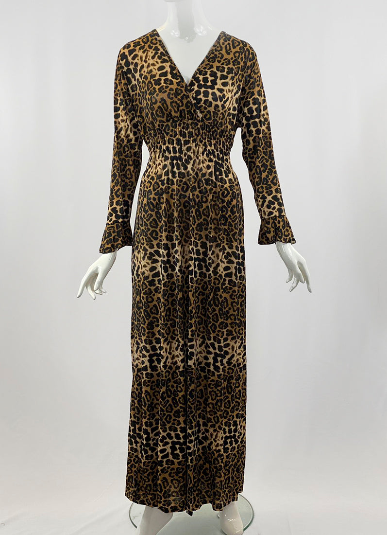 Animal Print Maxi Dress