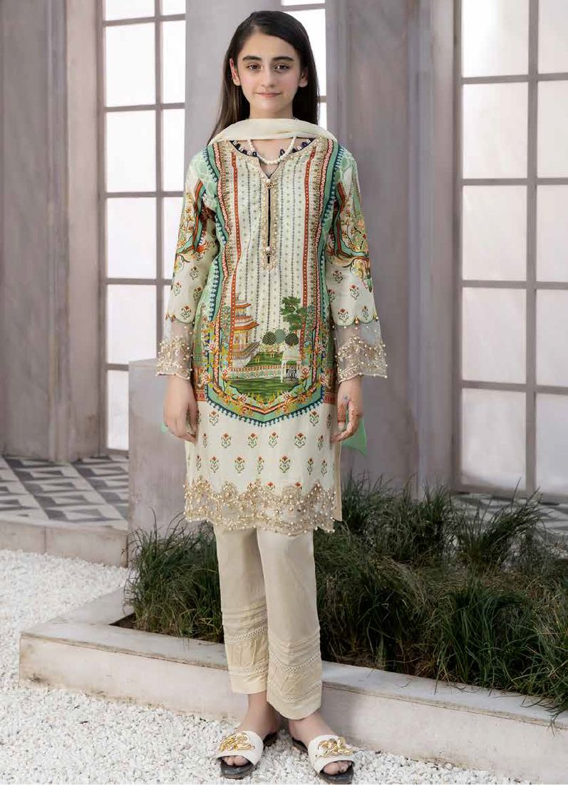 Buy Green Embroidered Straight Cut Suit Set