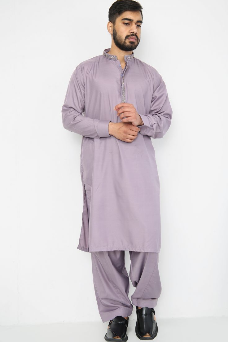 Mens Kurta & Salwar Lavender