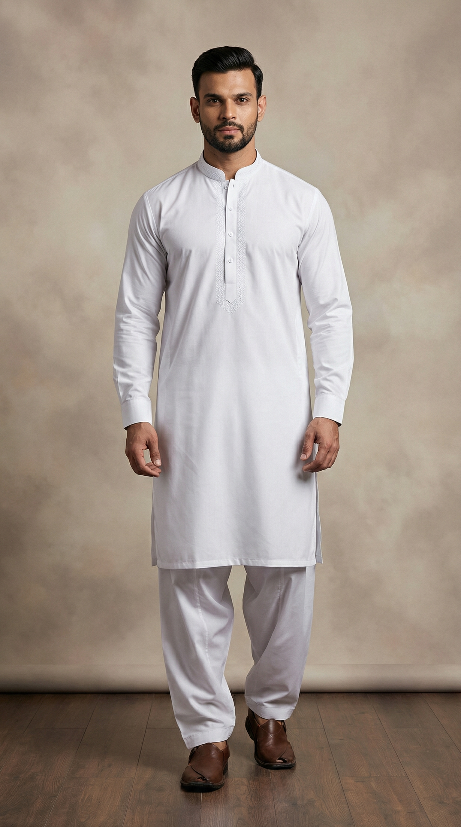 Men’s White Shalwar Kameez – Premium Traditional Outfit