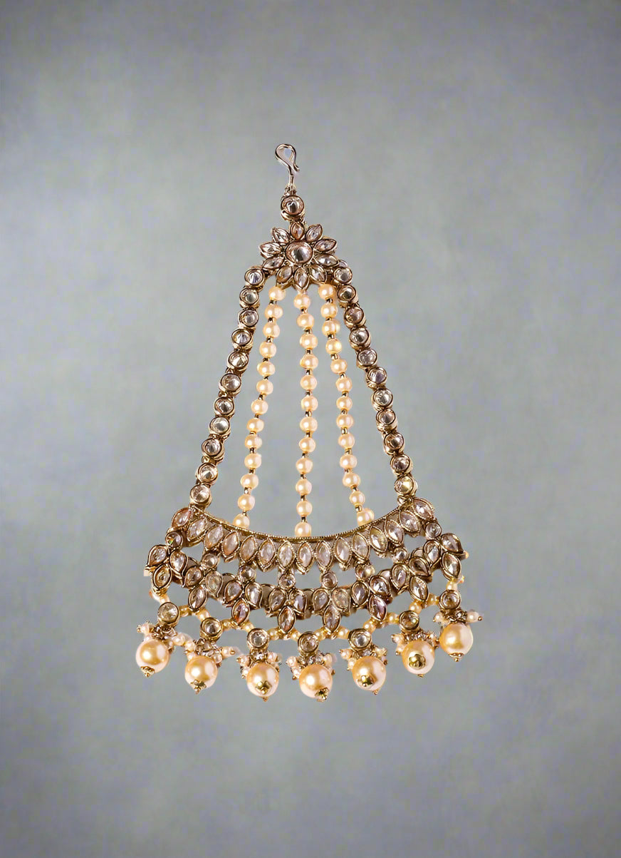 Buy Elegant ivory pearl passa