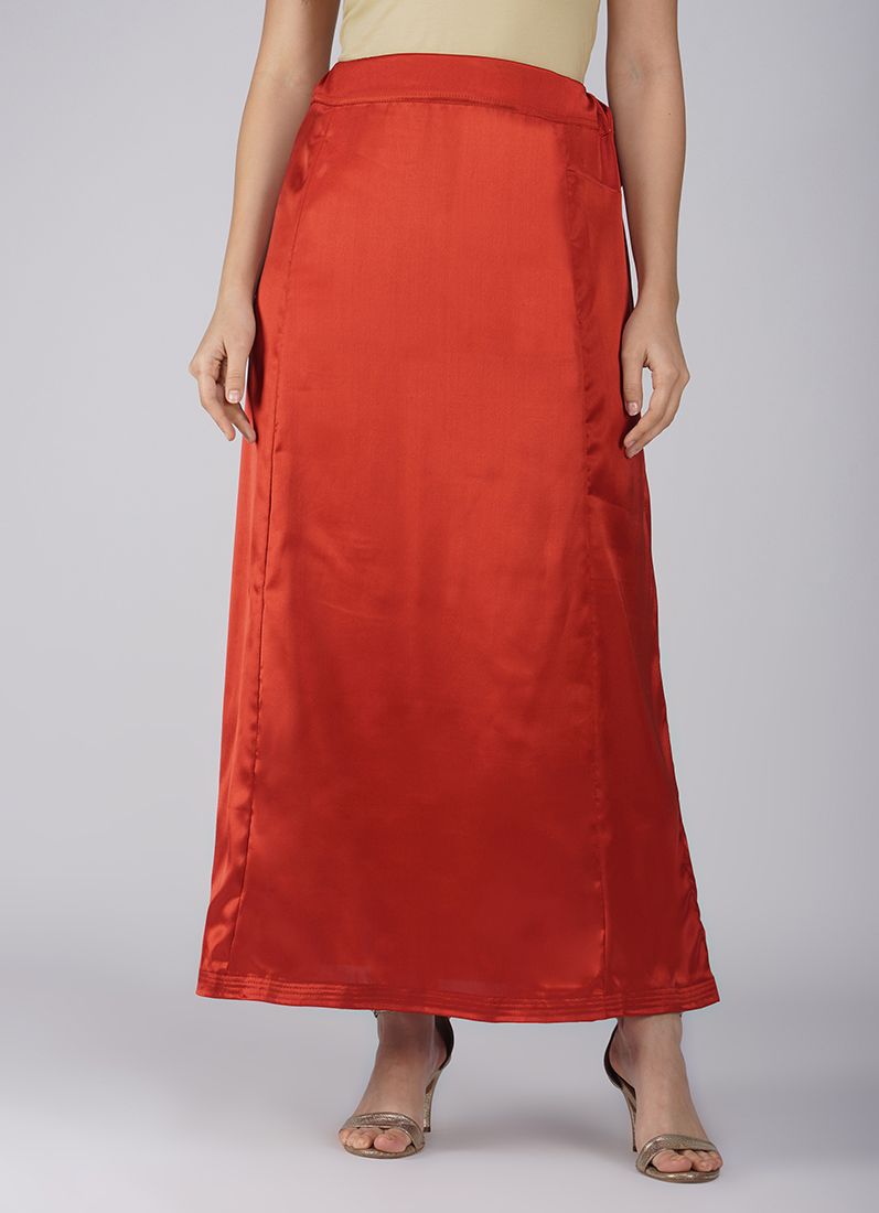 Classic Brown Satin Petticoat