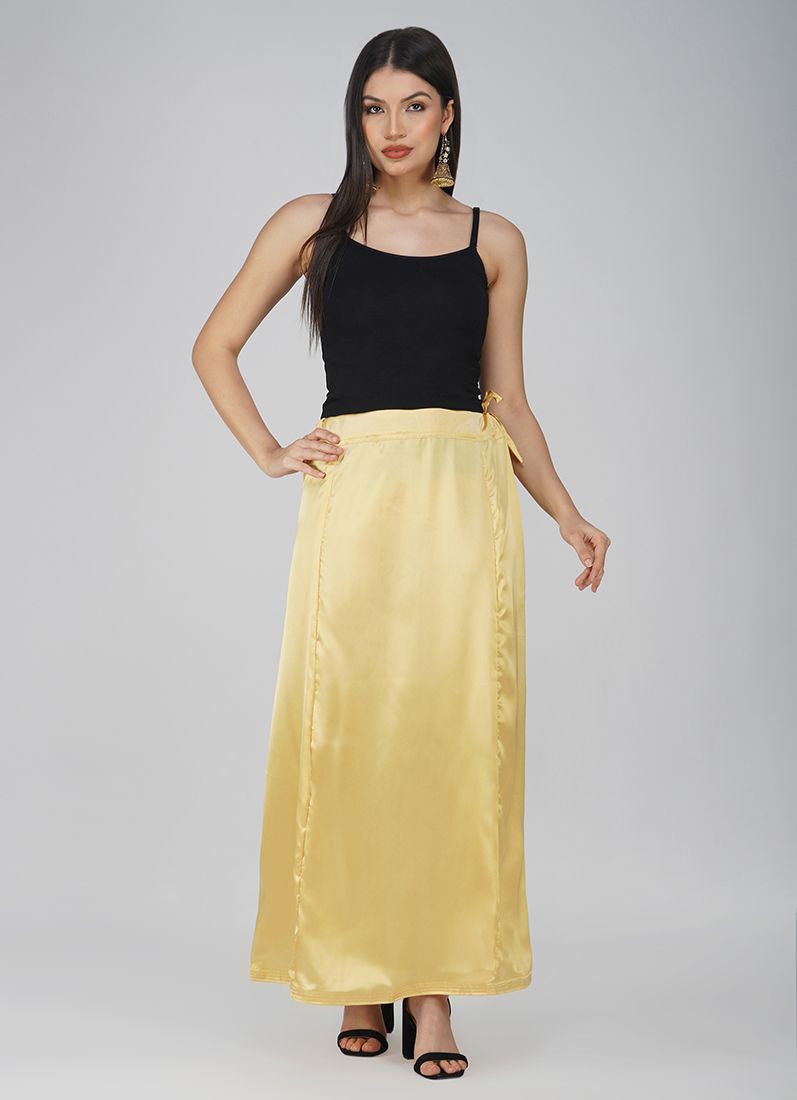 Buy Classic Gold Satin Petticoat