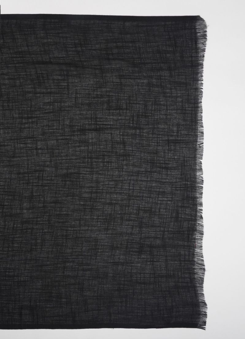 Black Cotton Soft scarf