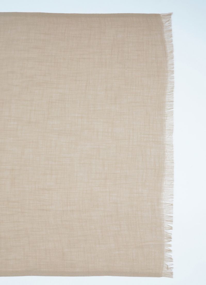 Beige Cotton Soft scarf