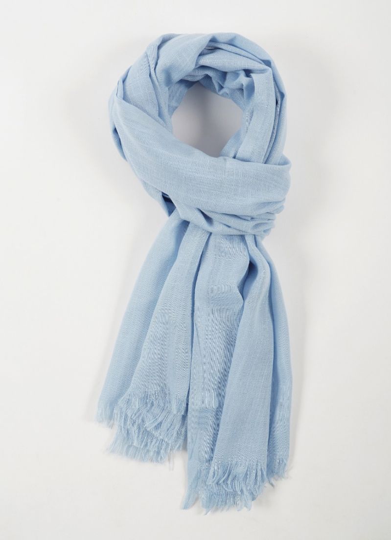 Buy Light Blue Cotton Soft scarf