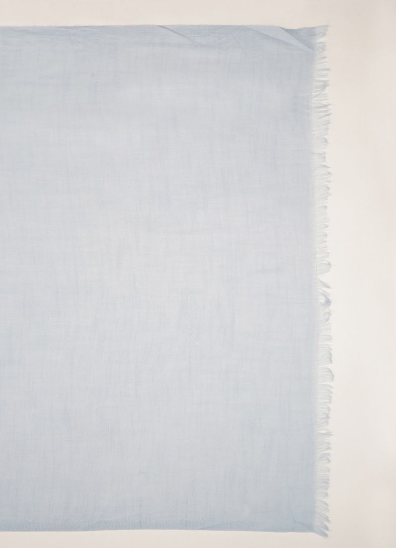 Light Blue Cotton Soft scarf